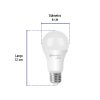 27214 - Lámpara LED A19 14 W (equiv. 75 W), luz cálida, caja, Basic