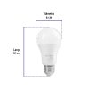 28065 - Lámpara LED A19 14 W (equiv. 75 W), luz de día, caja, Basic