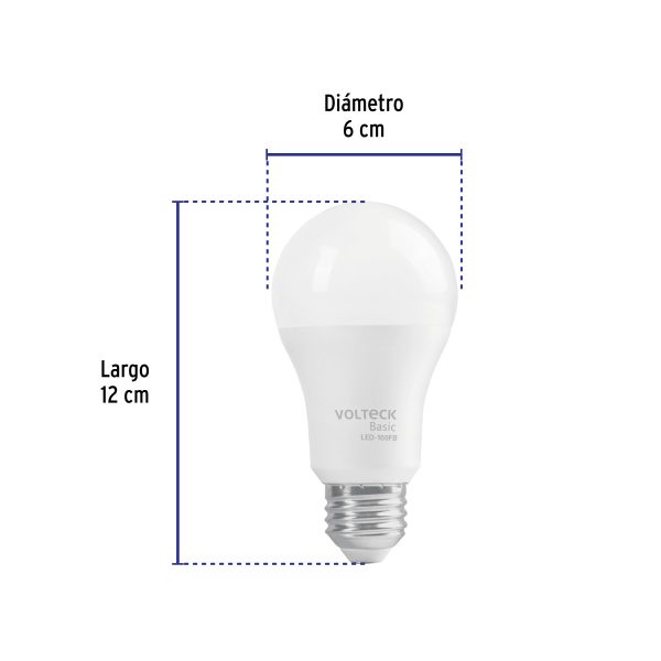 28065 - Lámpara LED A19 14 W (equiv. 75 W), luz de día, caja, Basic