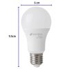 28007 - Pack de 4 lámparas LED A19 14 W (equiv. 75 W), luz de día