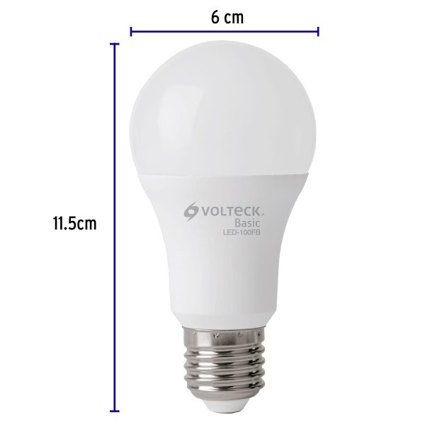 28007 - Pack de 4 lámparas LED A19 14 W (equiv. 75 W), luz de día