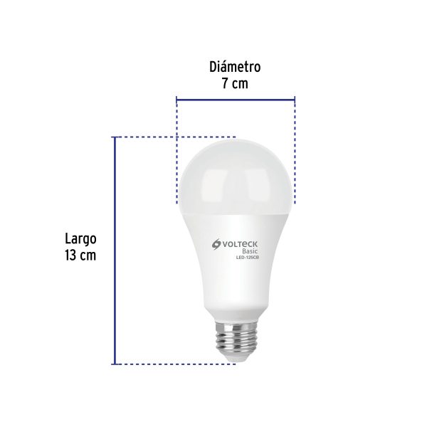 27215 - Lámpara LED A22 16 W (equiv. 100 W), luz cálida, caja, Basic