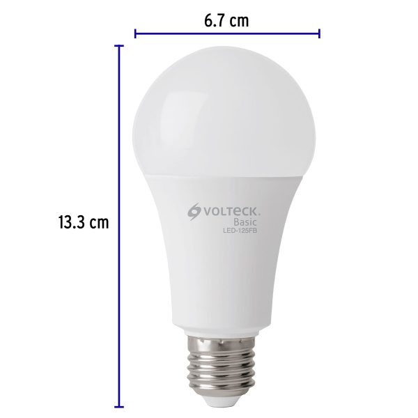 28008 - Pack de 4 lámparas LED A19 16 W (equiv. 100 W), luz de día
