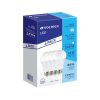 48129 - Pack de 4 lámparas LED A19 18 W (equiv. 125 W), luz de día