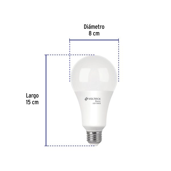 27165 - Lámpara LED A25 18 W (equiv. 125 W), luz cálida, caja, Basic