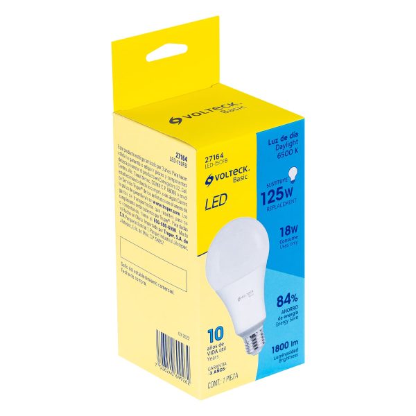 27164 - Lámpara LED A25 18 W (equiv. 125 W), luz de día, caja, Basic