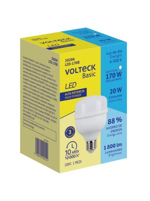 28206 - Lámpara LED alta potencia 20W (equiv. 170W) luz de día Basic