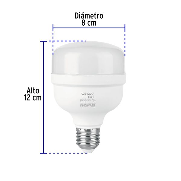 28206 - Lámpara LED alta potencia 20W (equiv. 170W) luz de día Basic