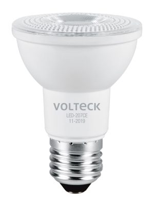 LED-207CE.jpg 46183 - Lámpara de LED 6 W tipo PAR 20 luz cálida, blíster, Volteck