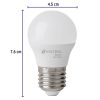 28003 - Pack de 4 lámparas LED G45 3 W (equiv. 25 W), luz de día