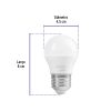 28057 - Lámpara LED G45 3 W (equiv. 25 W), luz de día, caja, Basic