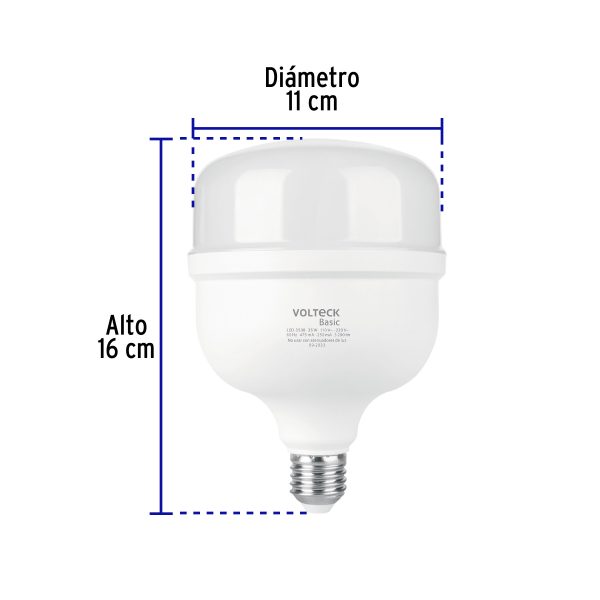 28208 - Lámpara LED alta potencia 35W (equiv. 300W) luz de día Basic