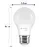 28060 - Lámpara LED A19 6 W (equiv. 40 W), luz cálida, caja, Basic