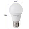 28004 - Pack de 4 lámparas LED A19 6 W (equiv. 40 W), luz de día