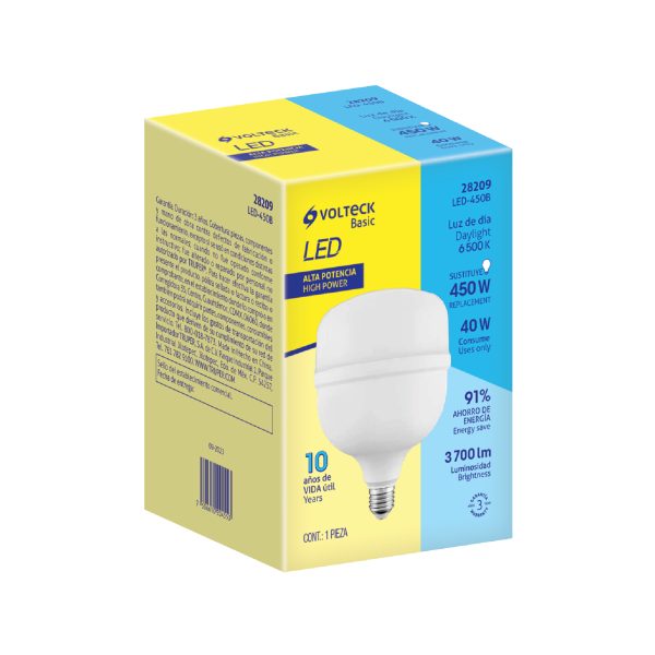 28209 - Lámpara LED alta potencia 40W (equiv. 400W) luz de día Basic