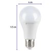 48794 - Pack de 4 lámparas LED A19 12 W (equiv. 75 W), luz de día