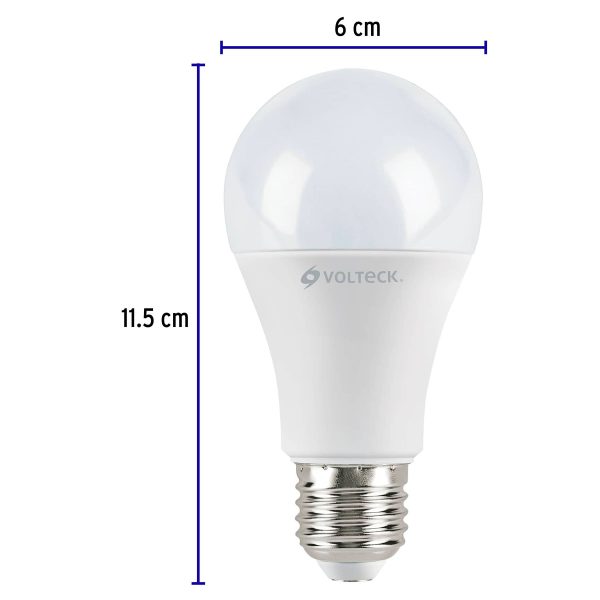 48794 - Pack de 4 lámparas LED A19 12 W (equiv. 75 W), luz de día