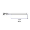 29921 - Tubo de LED T5 8 W base G5 pantalla de vidrio, BASIC