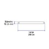 49310 - Tubo de LED T8 36 W base G13 pantalla policarbonato, Volteck