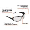 101791 - Lentes transp antiempaño c/marco de espuma y correa, Expert