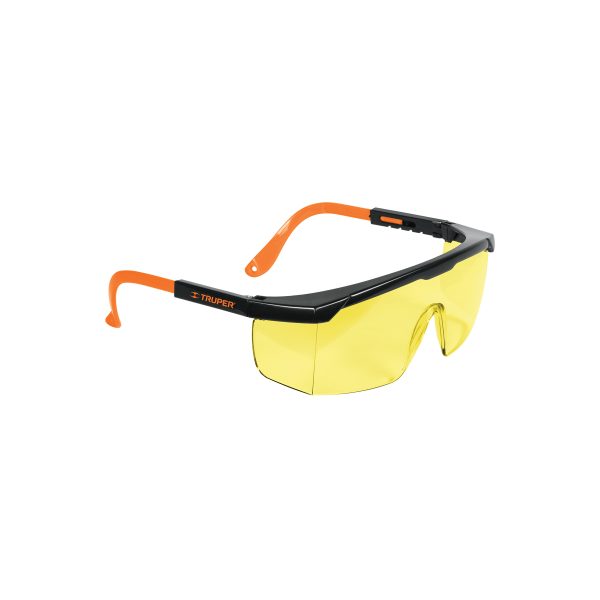 15137 - Lentes de seguridad ajustables ambar, Truper Classic