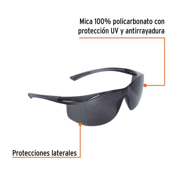15290 - Lentes de seguridad grises, Truper Ultralite