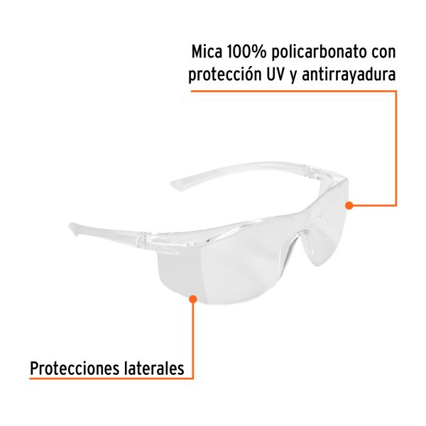 14293 - Lentes de seguridad transparentes, Truper Ultralite