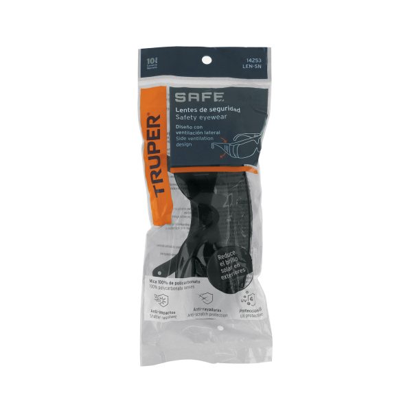 14253 - Lentes de seguridad grises, Truper Safe