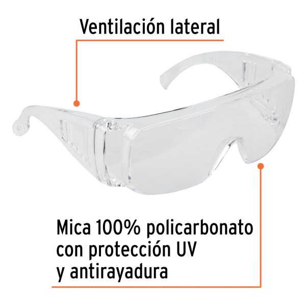 14252 - Lentes de seguridad transparentes, Truper Safe