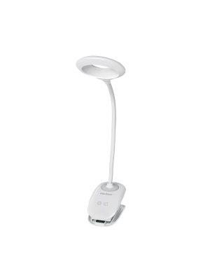 49201 - Lámpara escritorio LED 4 W recargable c/clip, 3 intensidades