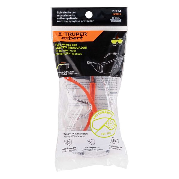 101954 - Sobrelente de seguridad claros con antiempaño, Truper Expert