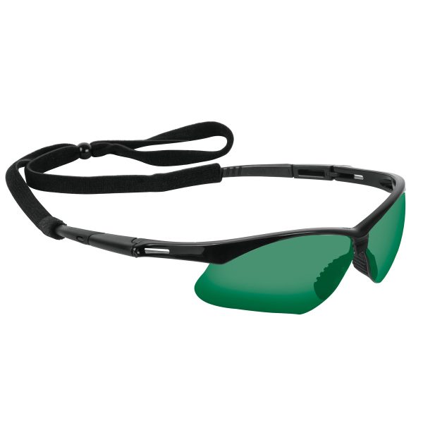 15178 - Lentes seguridad verde antiempaño c/cordón ajustable, Sport