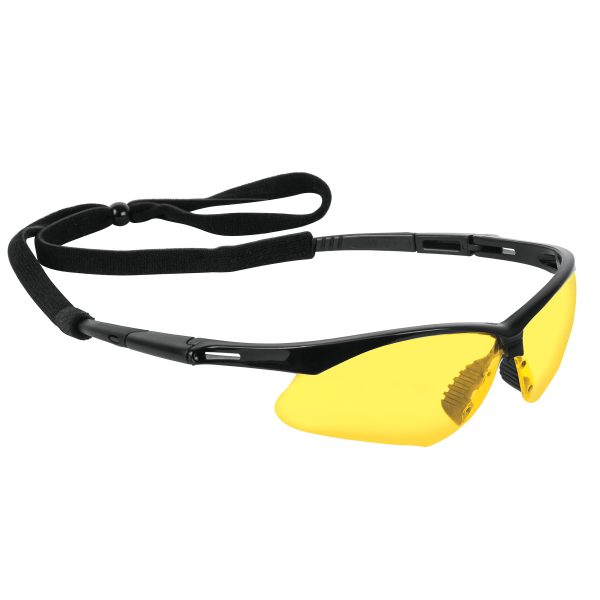 LESP-SA.jpg 15174 - Lentes seguridad ambar antiempaño c/cordón ajustable, Sport