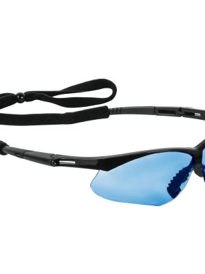 15176 - Lentes seguridad azul antiempaño c/cordón ajustable, Sport