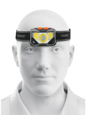 103087 - Linterna de minero LED 270 lm con sensor recargable, TRUPER