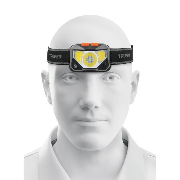 103087 - Linterna de minero LED 270 lm con sensor recargable, TRUPER