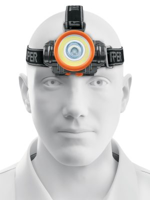 102150 - Linterna de minero LED 80 lm, recargable, TRUPER