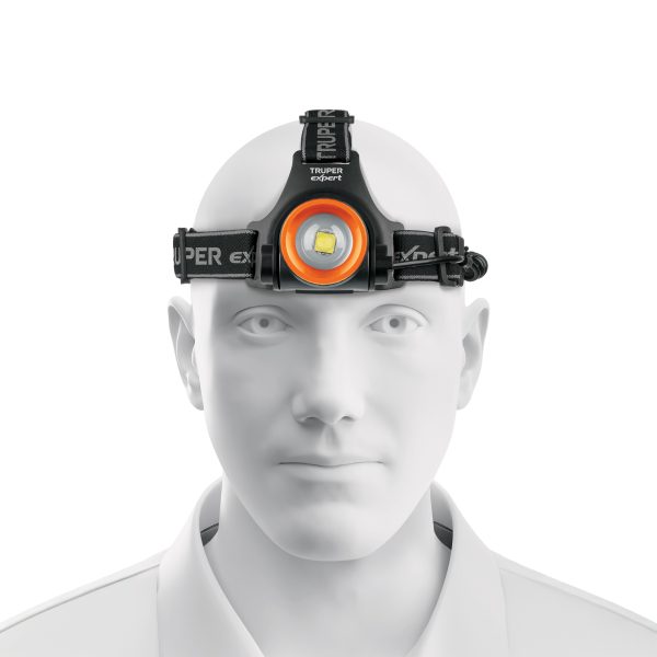 103777 - Linterna de minero LED 1100 lm, recargable, TRUPER EXPERT
