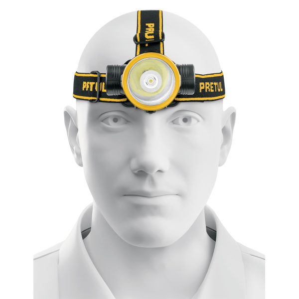 29088 - Linterna de minero LED 95 lm, recargable, PRETUL