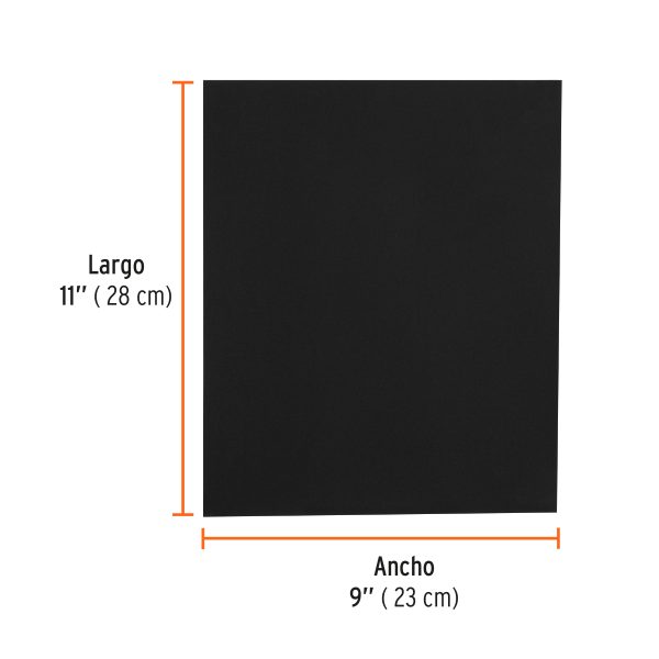 11632 - Lija de agua grano 1000 microfina carburo de silicio, Truper