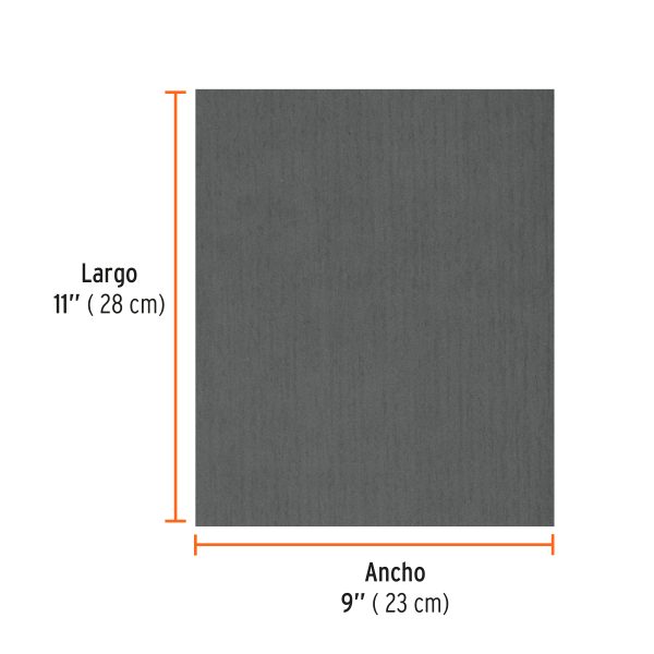 11647 - Lija de agua grano 1500 microfina carburo de silicio, Truper