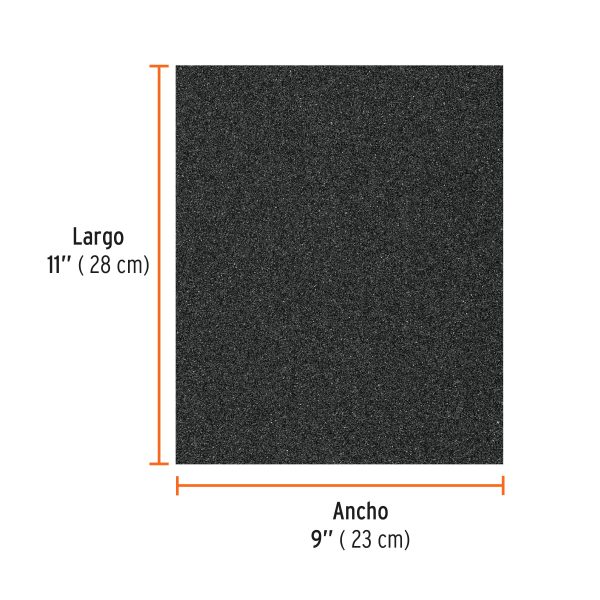 11622 - Lija de agua grano 180 de carburo de silicio, Truper