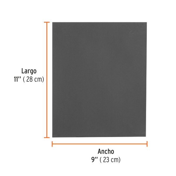 11648 - Lija de agua grano 2000 microfina carburo de silicio, Truper