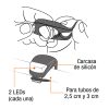 27050 - Juego de linterna trasera y delantera para bicicleta, PRETUL