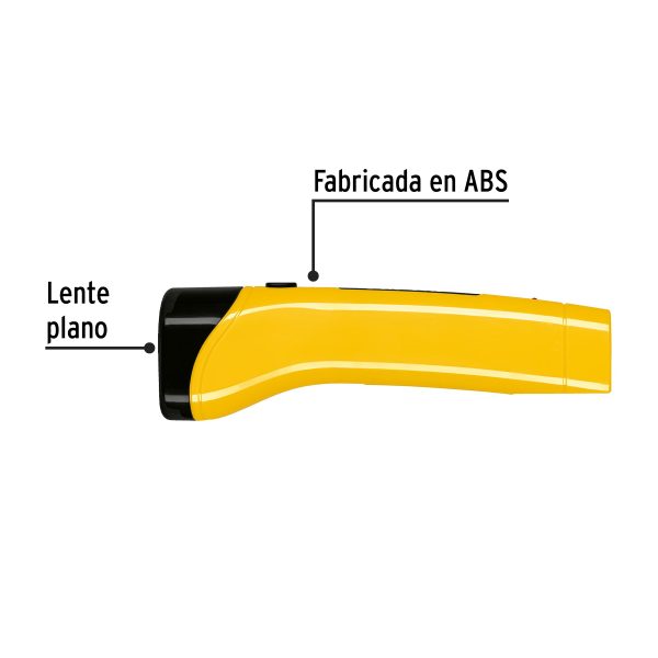 24082 - Linterna plástica de LED, 80 lm, recargable, PRETUL