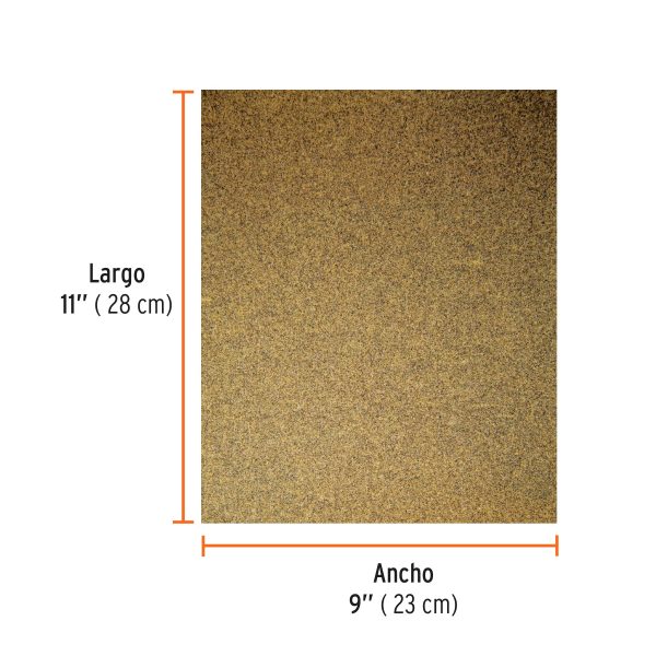 11614 - Lija para madera papel cabinet, grano 180, Truper