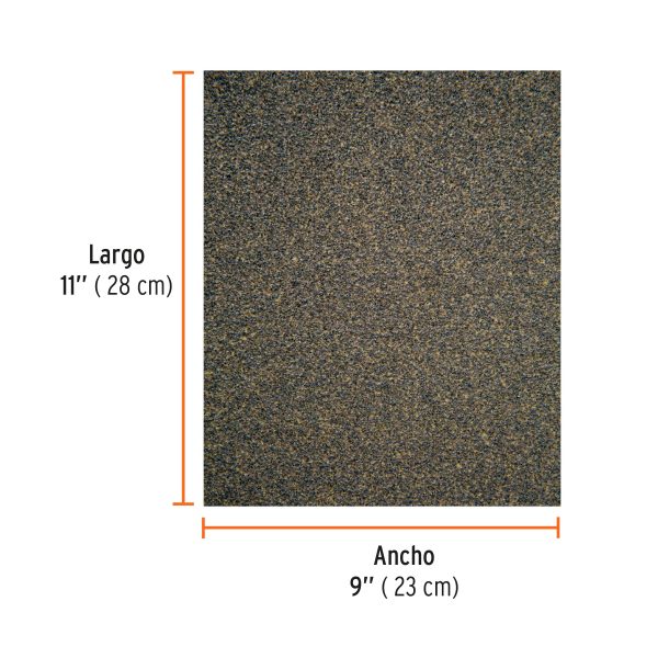 11608 - Lija para madera papel cabinet, grano 50, Truper