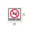 18293 - Letrero de señalización 'NO FUMAR', 19 x 19 cm, Truper