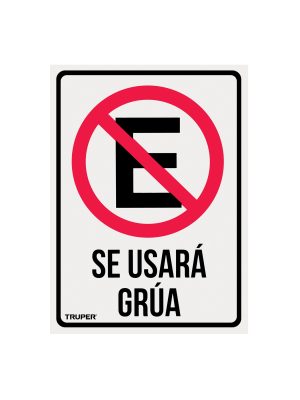 LIN-03.jpg 18347 - Letrero de señalización 'NO ESTACIONARSE', 25 x 34 cm