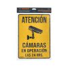 LIN-13E1.jpg 103092 - Letrero de señalización 'CÁMARAS EN OPERACIÓN', 25 x 34 cm